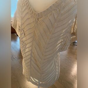 Lauren Conrad Crochet Knit Sweater